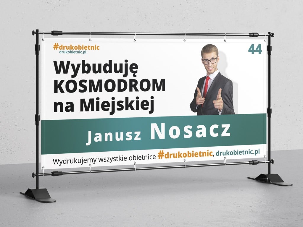Banery jednostronne